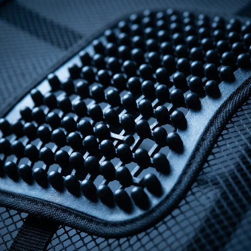 Corvex Pulse™ — Respaldo de malla ventilada con masaje para auto y escritorio